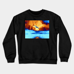 Flying Over Water Crewneck Sweatshirt